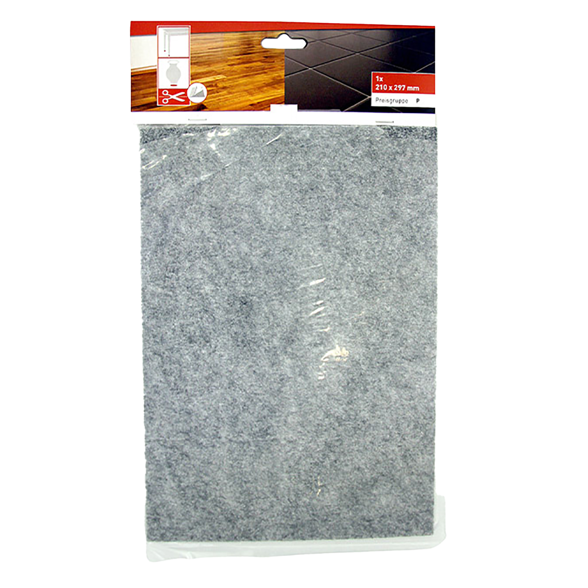 Filzplatten grau
