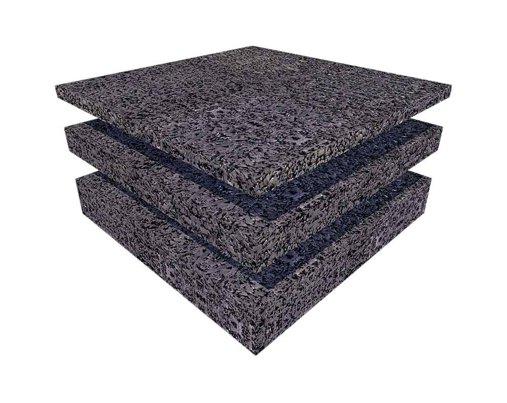 HS Terra Unterlegpad aus Kautschukgranulat 70 x 70 x 10 mm