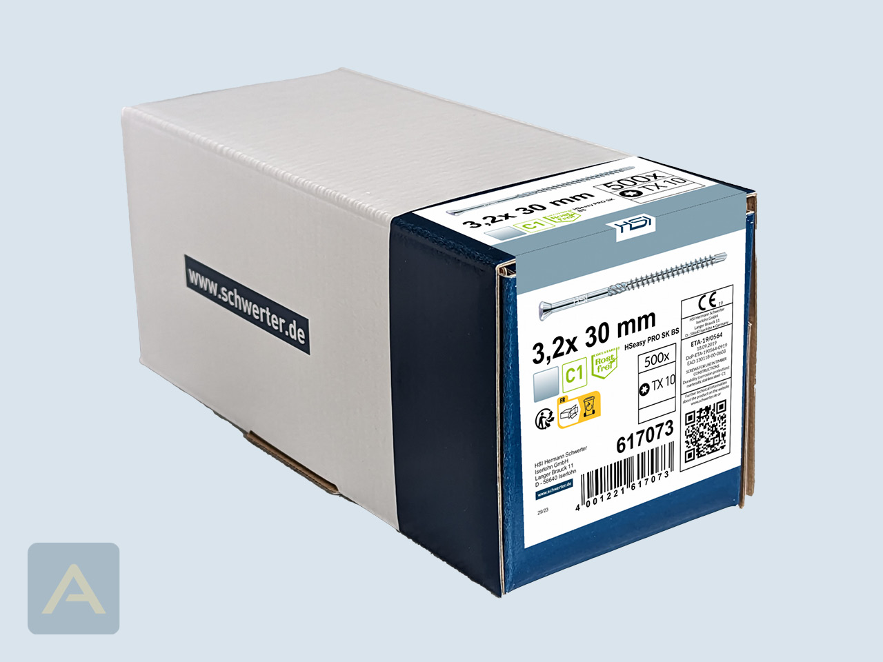 HSeasy PRO SK BS Dielenschraube - im Profipack