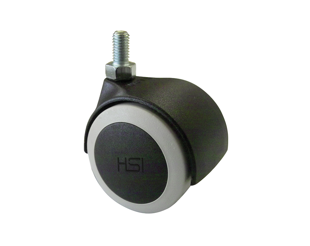 Möbel-Doppelrolle mit Gewindestift