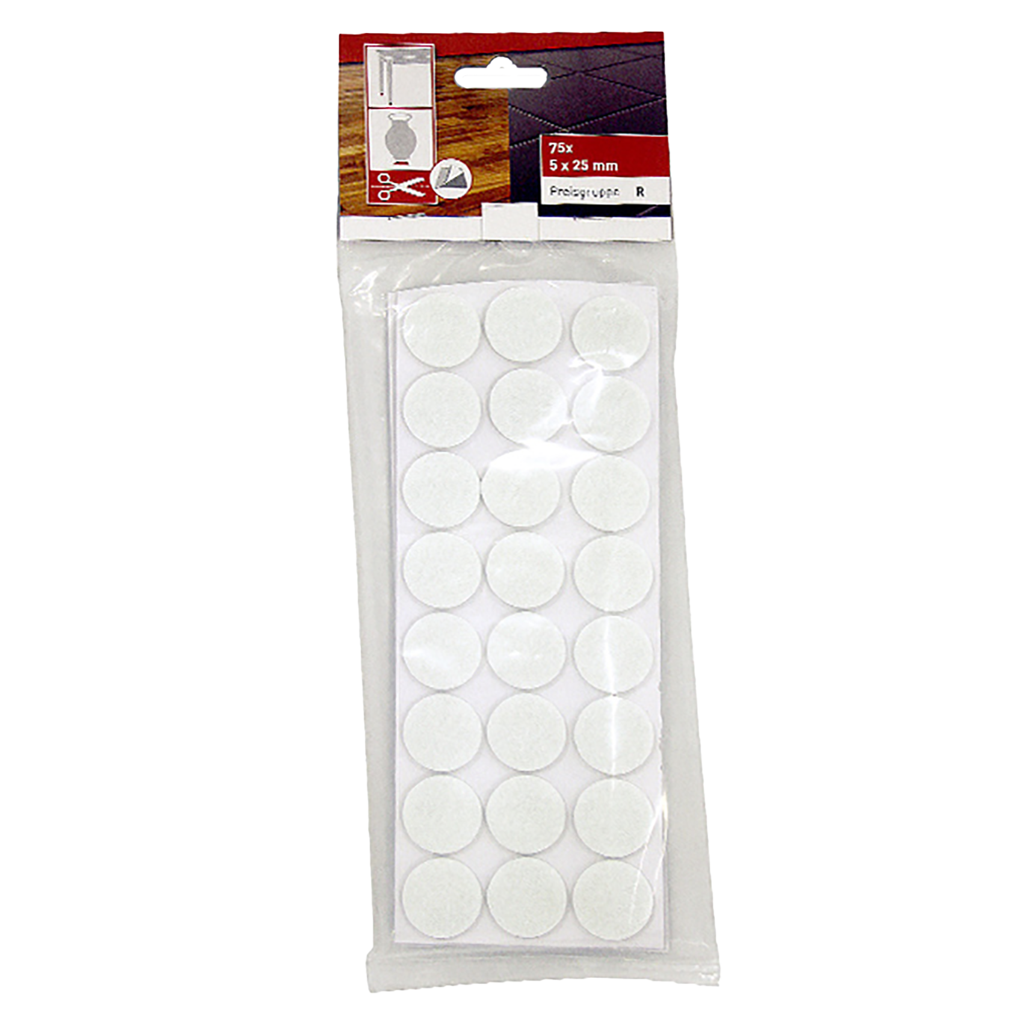 Filzgleiter Maxipack 5 x 25 mm