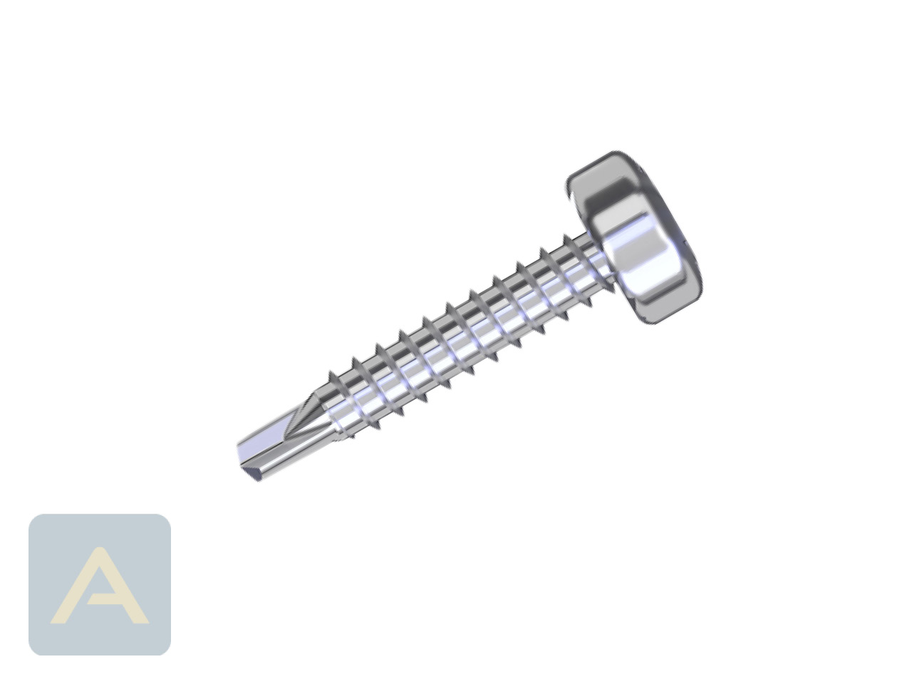 HS Terra BIGHTY Bohrschraube C1 Edelstahl rostfrei 4,8  x 25 mm