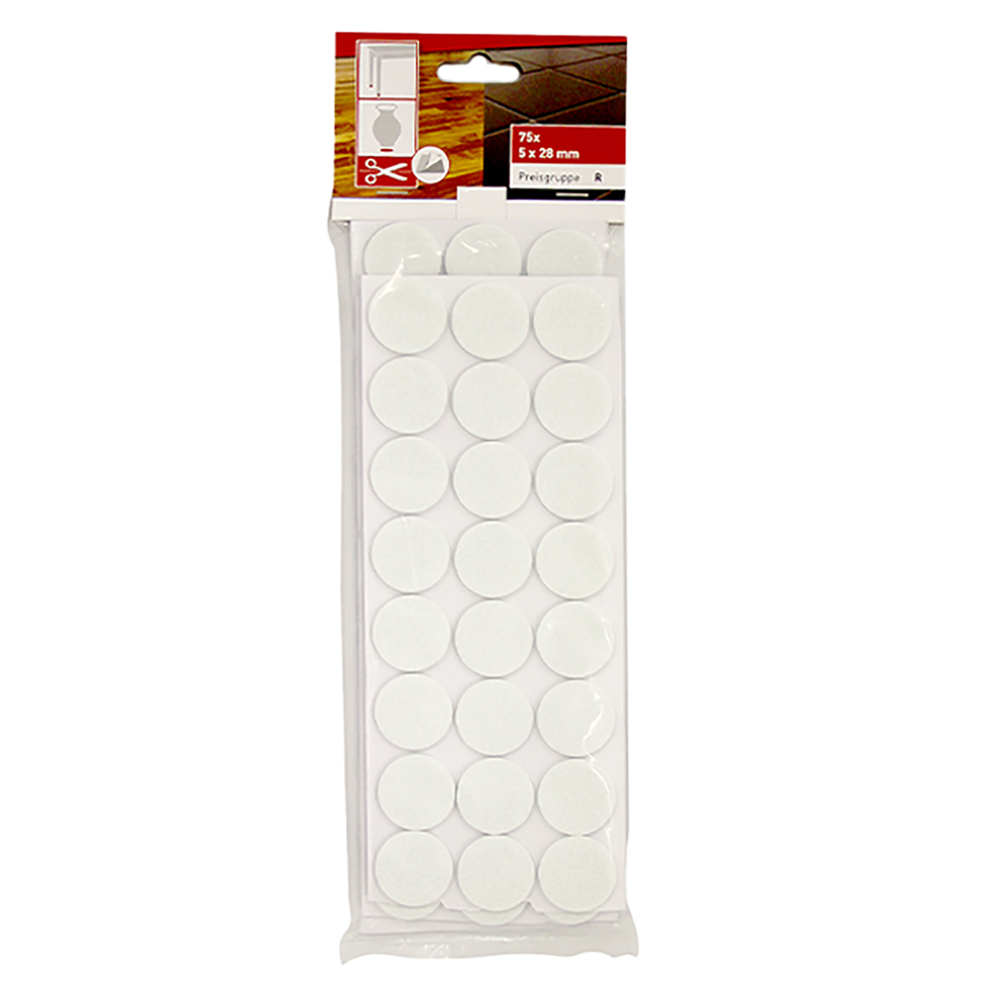 Filzgleiter Maxipack 5 x 28 mm